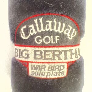 Callaway Big Bertha War Bird Wood Headcover Blue Knit Golf Club Cover Easy ID